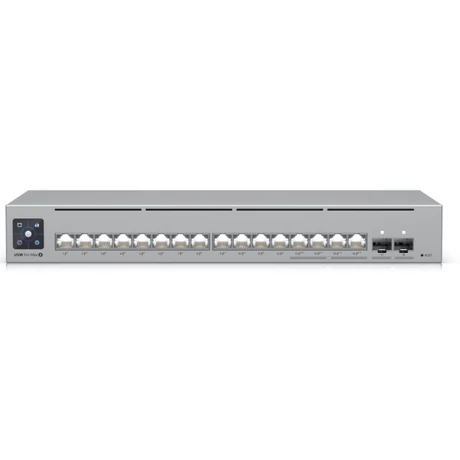 Ubiquiti USW-Pro-Max-16-PoE 12port GbE LAN PoE 4x2.5GbE Multi-Gigabit LAN PoE 2xSFP+ port 180W L3 menedzselhető switch