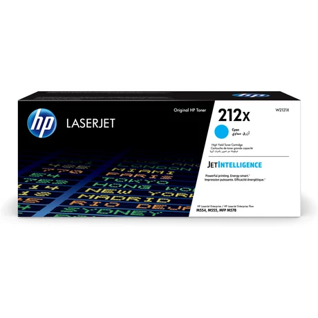 Eredeti HP W2121X Toner Cyan 10.000 oldal kapacitás No.212X