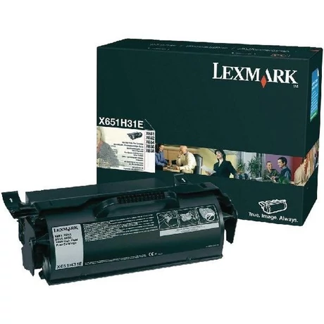 Eredeti Lexmark X65x High Corporate Toner 25K X651H31E