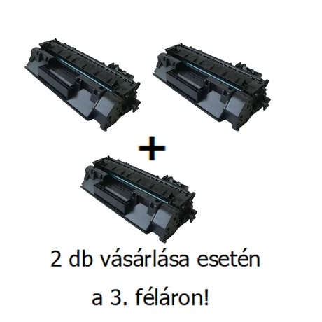 Utángyártott 2+1db féláron Akció HP 80A (CF280A) - 2.700 oldal