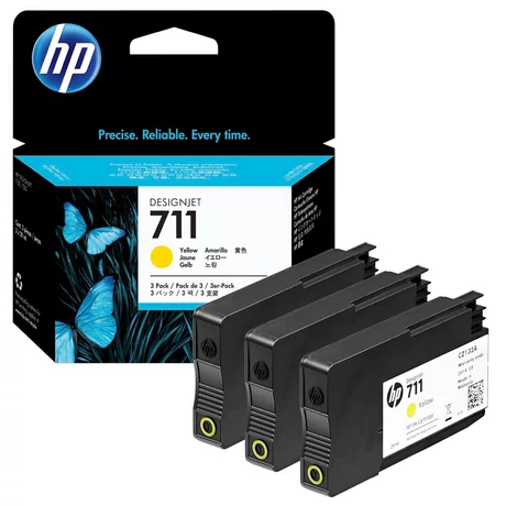 Eredeti HP 711 sárga (CZ136A) - 3x29ml