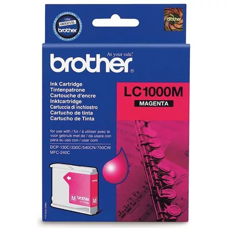 Eredeti Brother LC 1000 magenta - 400 oldal