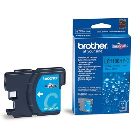 Eredeti Brother LC 1100 HY cyan - 750 oldal