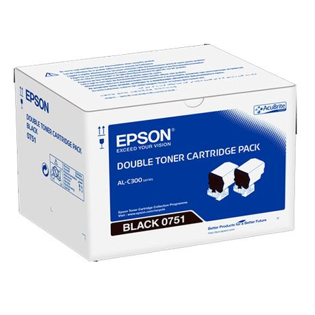 Eredeti Epson C 300 black - 2X7.300 oldal