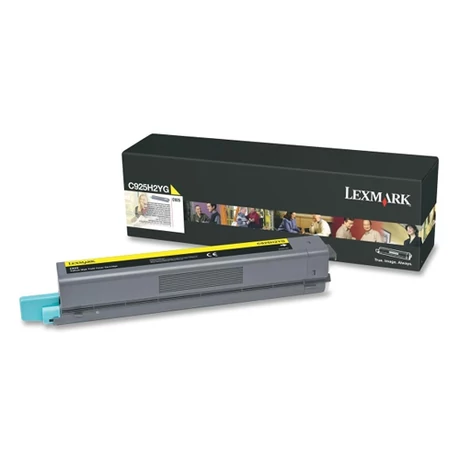 Eredeti Lexmark C925 sárga - C925H2YG - 7.500 oldal