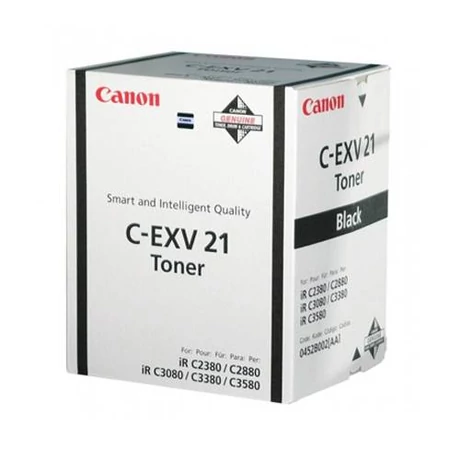 Eredeti Canon C-EXV 21 bk - 26.000 oldal