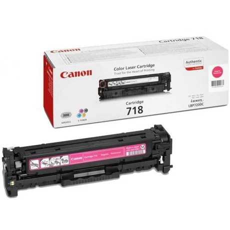 Eredeti Canon CRG-718 Magenta - 2.900 oldal