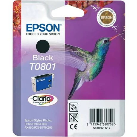 Eredeti Epson T0801 Fekete