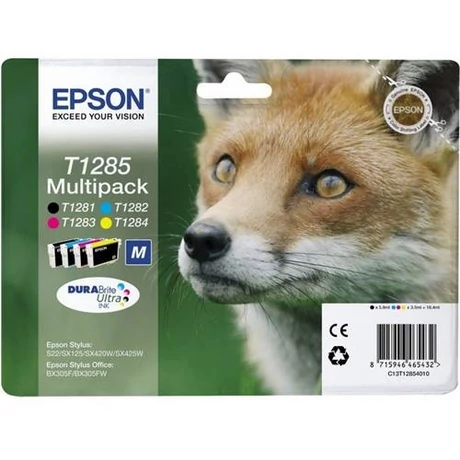 Eredeti Epson T1285  - Multipack (BK+C+M+Y)