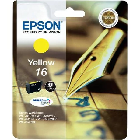 Eredeti Epson T1624 - yellow (3,1ml ~ 165 oldal)