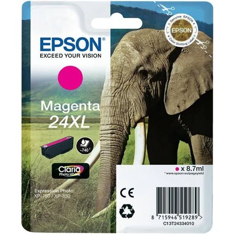 Eredeti Epson T2433 - magenta (8,7ml ~ 740 oldal)