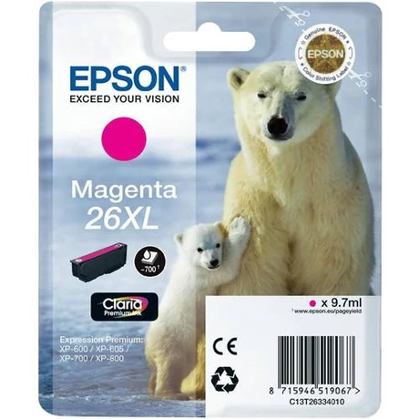 Eredeti Epson T2633 - magenta (9,7ml ~ 700 oldal)