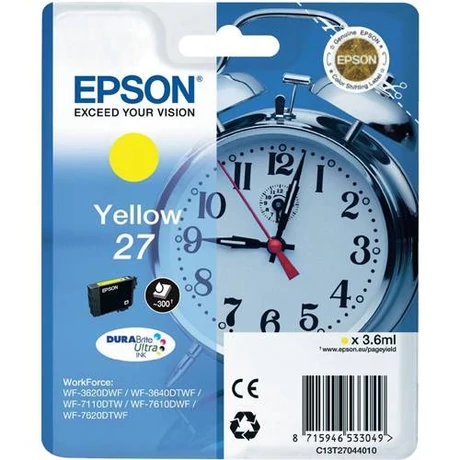 Eredeti Epson T2704 - yellow ~300 oldal