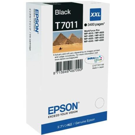 Eredeti Epson T7011 fekete - 3.400 oldal