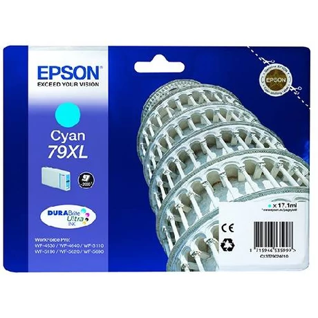 Eredeti Epson T7902 cyan - 17,1ml ~ 2.000 oldal