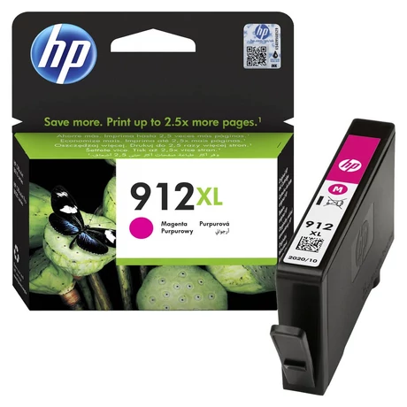 Eredeti HP 912 XL (3YL82AE) magenta - 825 oldal