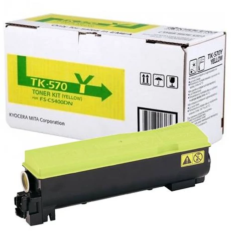 Eredeti Kyocera TK-570 yellow  - 12.000 oldal