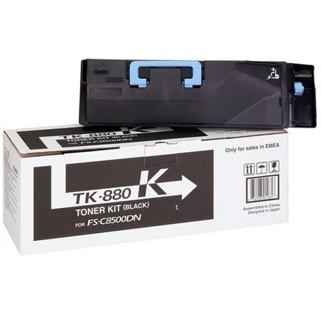 Eredeti Kyocera TK-880 black - 25.000 oldal