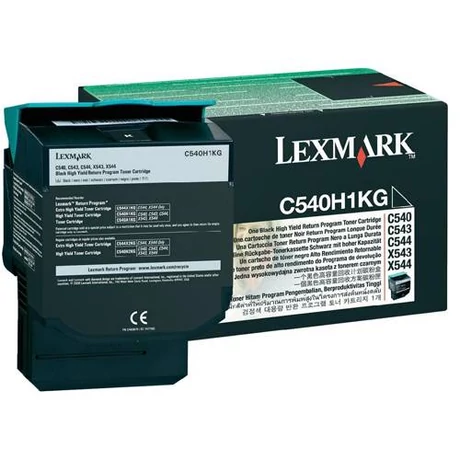 Eredeti Lexmark C540/543 bk - 2.500 oldal