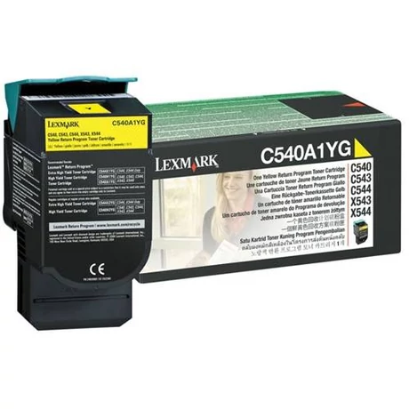 Eredeti Lexmark C540/543 yellow - 1.000 oldal