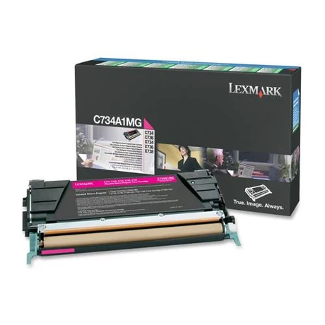 Eredeti Lexmark C734 magenta - 6000 oldal