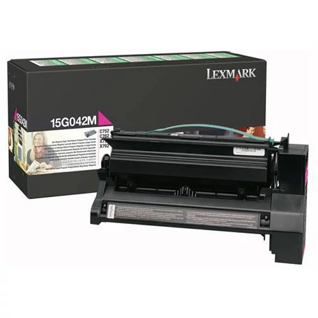 Eredeti Lexmark C752 magenta - 15000 oldal