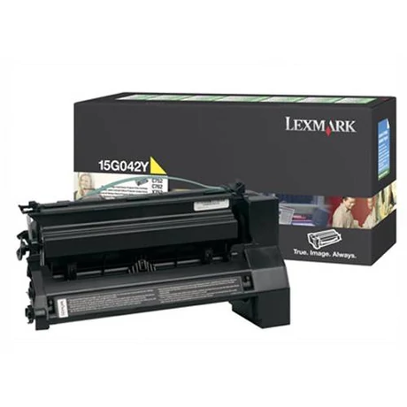 Eredeti Lexmark C752 yellow - 15000 oldal