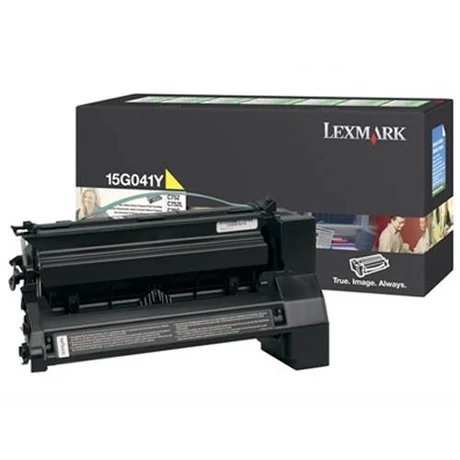 Eredeti Lexmark C752 yellow - 6000 oldal