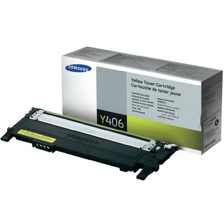 Eredeti Samsung CLT-Y406S sárga toner - 1.000 oldal