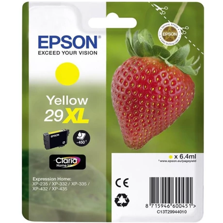 Eredeti Epson T2994 sárga - 450 oldal