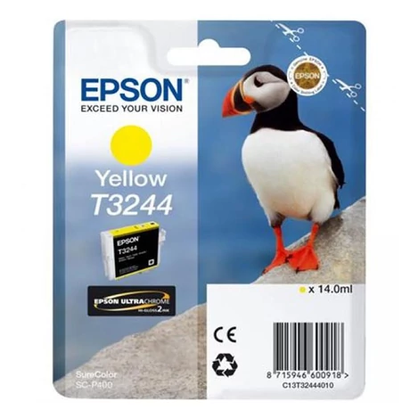 Eredeti Epson T3244 yellow - (14ml ~ 980 oldal)