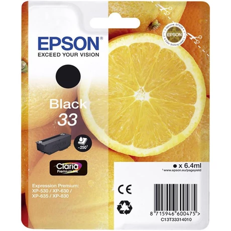 Eredeti Epson T3331 fekete - 250 oldal