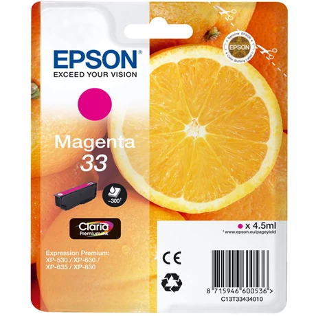 Eredeti Epson T3343 magenta - 300 oldal