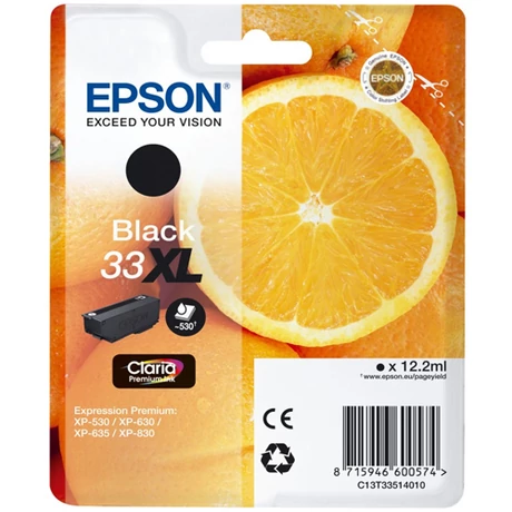 Eredeti Epson T3351 fekete - 530 oldal